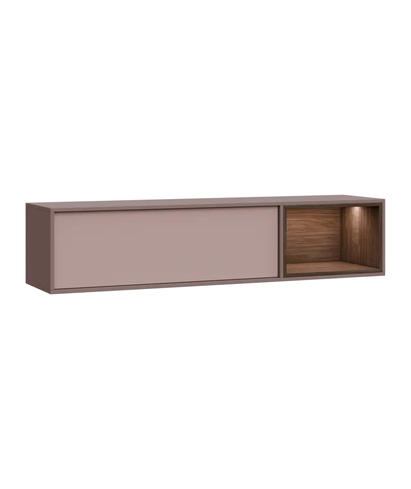 ERY H1831 P horní modul, 1-výklop/nika, 390x1800x400, pravý, pudrová